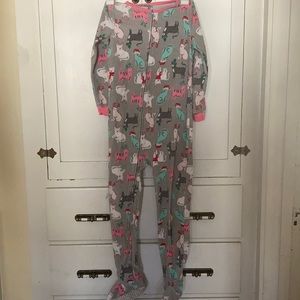 Carter’s footed pajamas - Girls size 8